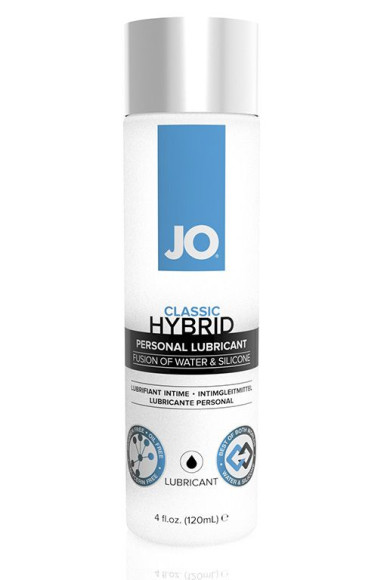 Водно-силиконовый лубрикант JO CLASSIC HYBRID - 120 мл. Водно-силиконовый лубрикант JO CLASSIC HYBRID - 120 мл.