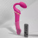 Ярко-розовый безремневой страпон Multi Orgasm Bendable Strap-On size XL с клиторальной стимуляцией Ярко-розовый безремневой страпон Multi Orgasm Bendable Strap-On size XL с клиторальной стимуляцией