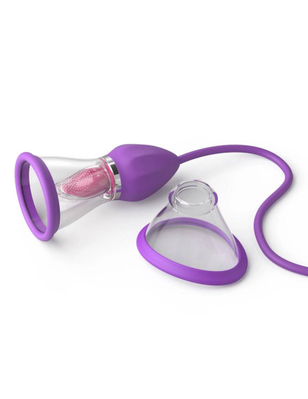 Сиреневый вибростимулятор с помпой и имитатором языка Her Ultimate Pleasure Max Сиреневый вибростимулятор с помпой и имитатором языка Her Ultimate Pleasure Max