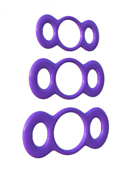 Набор из трех эрекционных колец 3-Ring Quick Release Trainer Набор из трех эрекционных колец 3-Ring Quick Release Trainer