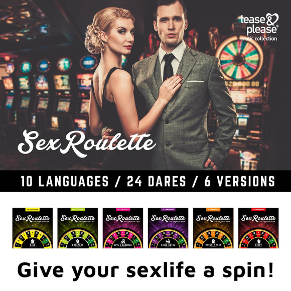 Настольная игра-рулетка Sex Roulette Kiss Настольная игра-рулетка Sex Roulette Kiss