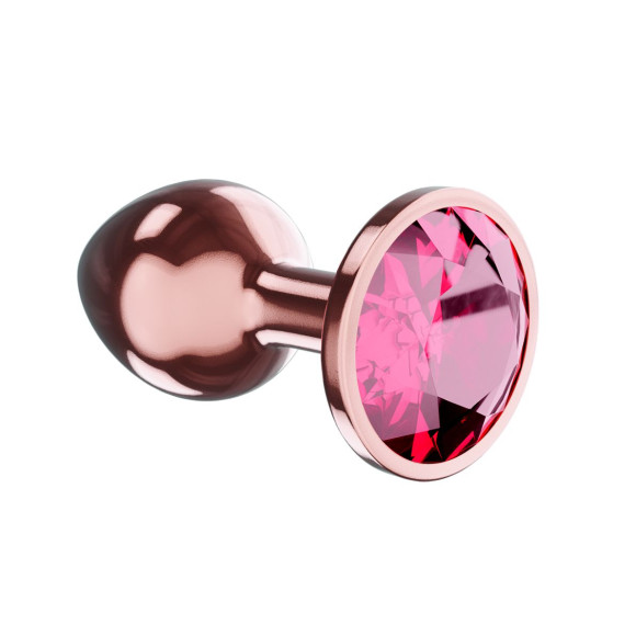 Пробка цвета розового золота с малиновым кристаллом Diamond Ruby Shine L - 8,3 см. Пробка цвета розового золота с малиновым кристаллом Diamond Ruby Shine L - 8,3 см.