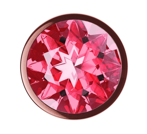 Пробка цвета розового золота с малиновым кристаллом Diamond Ruby Shine L - 8,3 см. Пробка цвета розового золота с малиновым кристаллом Diamond Ruby Shine L - 8,3 см.