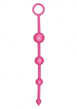 Розовая анальная цепочка FUNKY BUTT BEADS Розовая анальная цепочка FUNKY BUTT BEADS