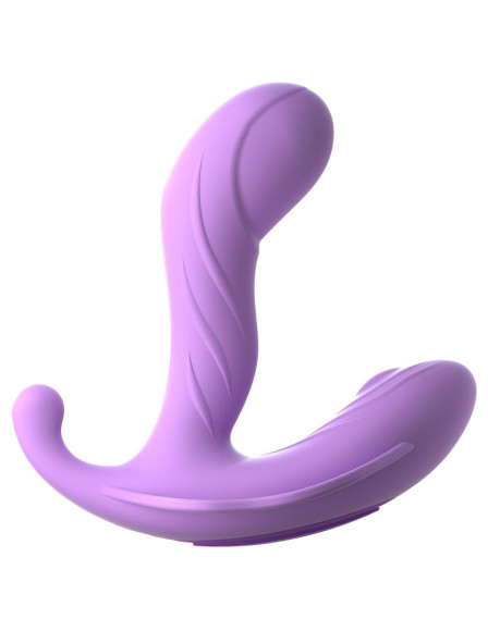 Сиреневый вибратор для зоны G с пультом ДУ G-Spot Stimulate-Her Сиреневый вибратор для зоны G с пультом ДУ G-Spot Stimulate-Her