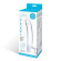 Прозрачный стеклянный фаллос с мошонкой Curved G-Spot - 18 см.