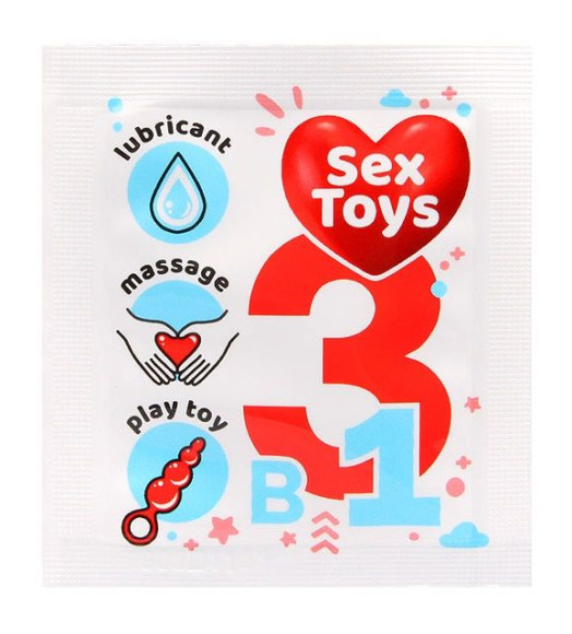 Гель-лубрикант на водной основе Sex Toys - 4 гр. Гель-лубрикант на водной основе Sex Toys - 4 гр.