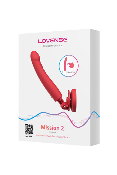 Красный вибратор Mission 2 с технологией Touch-Sense - 20 см. Красный вибратор Mission 2 с технологией Touch-Sense - 20 см.