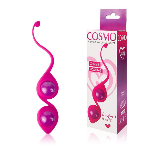Вагинальные шарики с хвостиком Cosmo Вагинальные шарики с хвостиком Cosmo