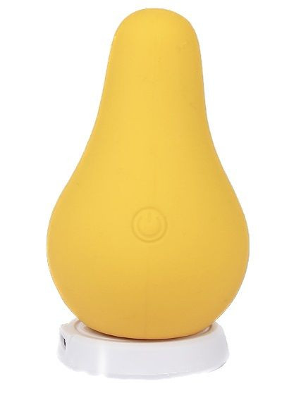 Желтый перезаряжаемый вибратор Juicy Pear - 8,2 см. Желтый перезаряжаемый вибратор Juicy Pear - 8,2 см.
