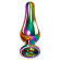 Радужная металлическая пробка Rainbow Metal Plug Medium - 11,1 см. Радужная металлическая пробка Rainbow Metal Plug Medium - 11,1 см.