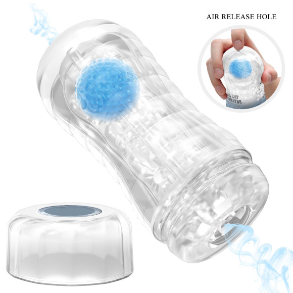 Прозрачный текстурированный мастурбатор Vacuum Cup Masturbator Planet Прозрачный текстурированный мастурбатор Vacuum Cup Masturbator Planet