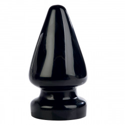 Огромная пробка черного цвета HUMUNGOUS BUTT PLUG - 20 см.
