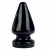 Огромная пробка черного цвета HUMUNGOUS BUTT PLUG - 20 см.