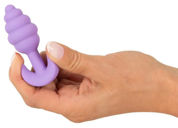 Фиолетовая анальная втулка Mini Butt Plug - 7,5 см. Фиолетовая анальная втулка Mini Butt Plug - 7,5 см.