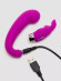 Лиловый вибратор Mini G-Spot Curve Vibe с клиторальным зайчиком Лиловый вибратор Mini G-Spot Curve Vibe с клиторальным зайчиком