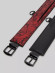 Красно-черные оковы Reversible Faux Leather Ankle Cuffs Красно-черные оковы Reversible Faux Leather Ankle Cuffs