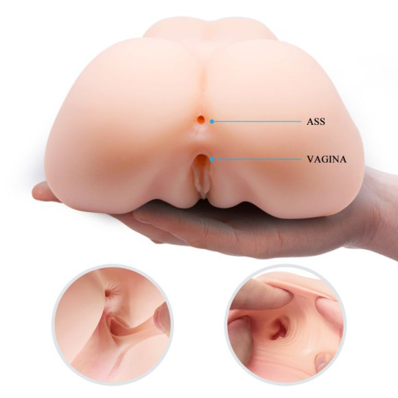 Телесный мастурбатор с 2 тоннелями Dual Vagina and Ass Veronica Телесный мастурбатор с 2 тоннелями Dual Vagina and Ass Veronica