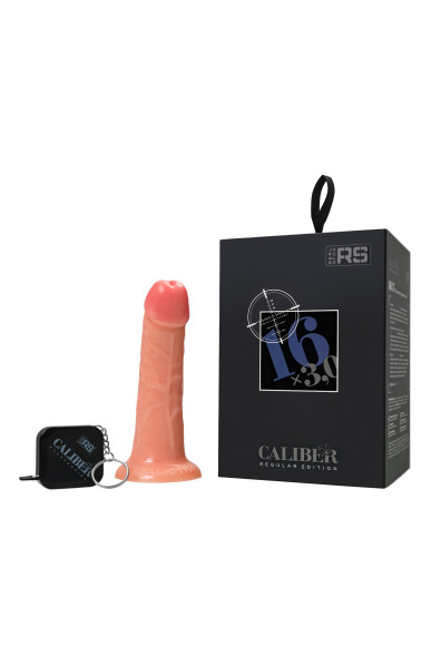 Телесный фаллоимитатор RealStick CALIBER - 16 см. Телесный фаллоимитатор RealStick CALIBER - 16 см.