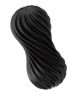 Мастурбатор FLEX Rocky Black с плотным рельефом Мастурбатор FLEX Rocky Black с плотным рельефом