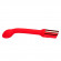Красный вибростимулятор G-точки Enamorment G-spot Vibe - 22,5 см. Красный вибростимулятор G-точки Enamorment G-spot Vibe - 22,5 см.