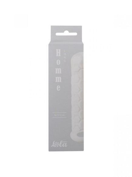 Белый фаллоудлинитель Homme Long - 13,5 см. Белый фаллоудлинитель Homme Long - 13,5 см.