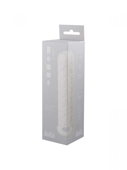 Белый фаллоудлинитель Homme Long - 13,5 см. Белый фаллоудлинитель Homme Long - 13,5 см.