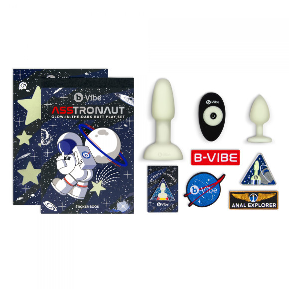Набор ASStronaut из 2 светящихся в темноте пробок Набор ASStronaut из 2 светящихся в темноте пробок