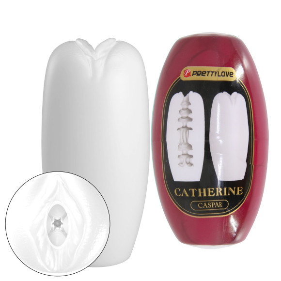 Белый мастурбатор-вагина Catherine Белый мастурбатор-вагина Catherine