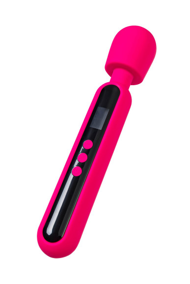 Ярко-розовый wand-вибратор Mashr - 23,5 см. Ярко-розовый wand-вибратор Mashr - 23,5 см.