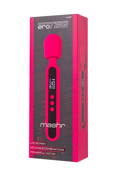 Ярко-розовый wand-вибратор Mashr - 23,5 см. Ярко-розовый wand-вибратор Mashr - 23,5 см.