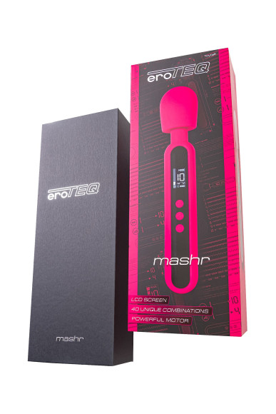 Ярко-розовый wand-вибратор Mashr - 23,5 см. Ярко-розовый wand-вибратор Mashr - 23,5 см.