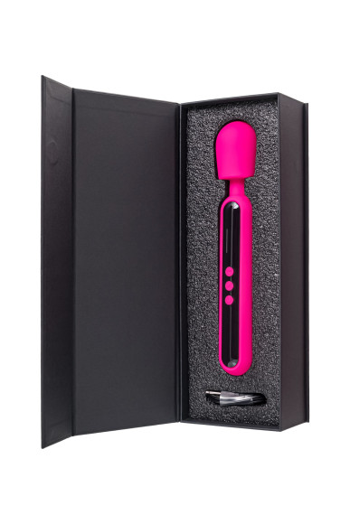 Ярко-розовый wand-вибратор Mashr - 23,5 см. Ярко-розовый wand-вибратор Mashr - 23,5 см.