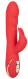 Красный вибромассажер-кролик с функцией нагрева Heated Silicone Ultra-Soft Rabbit - 21,5 см. Красный вибромассажер-кролик с функцией нагрева Heated Silicone Ultra-Soft Rabbit - 21,5 см.