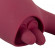 Малиновый вибратор с подвижными язычками 2 Function Vibrator - 20,6 см.