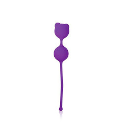 Фиолетовые вагинальные шарики с ушками Cosmo Фиолетовые вагинальные шарики с ушками Cosmo