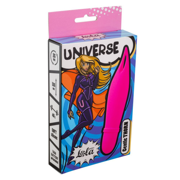 Розовый мини-вибратор Universe Gentle Thorn Розовый мини-вибратор Universe Gentle Thorn