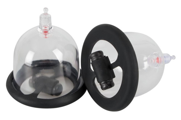 Вакуумная помпа для сосков с вибрацией Bad Kitty Vibrating Nipple Cups Вакуумная помпа для сосков с вибрацией Bad Kitty Vibrating Nipple Cups