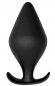 Черная анальная пробка PLUG WITH T-HANDLE - 11 см. Черная анальная пробка PLUG WITH T-HANDLE - 11 см.