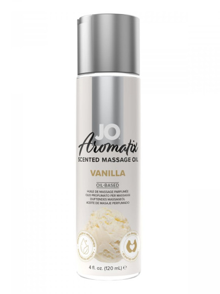 Массажное масло JO Aromatix Massage Oil Vanilla с ароматом ванили - 120 мл. Массажное масло JO Aromatix Massage Oil Vanilla с ароматом ванили - 120 мл.