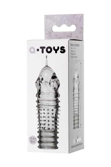 Прозрачная насадка на пенис TOYFA A-Toys с расширенной головкой - 15,3 см. Прозрачная насадка на пенис TOYFA A-Toys с расширенной головкой - 15,3 см.