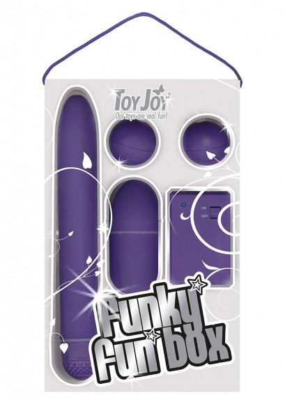 Набор фиолетовых стимуляторов FUNKY FUN BOX Набор фиолетовых стимуляторов FUNKY FUN BOX
