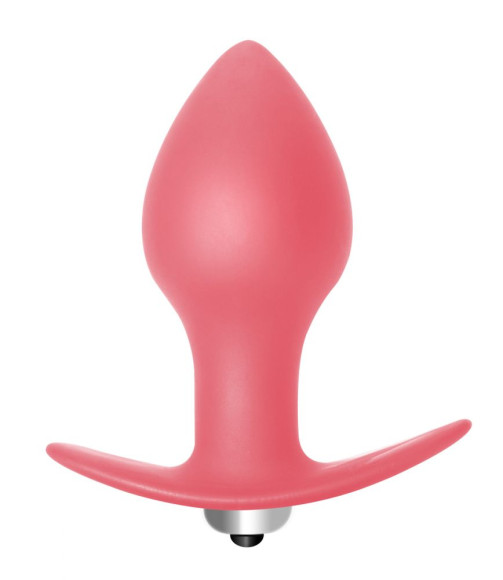 Розовая анальная вибропробка Bulb Anal Plug - 10 см. Розовая анальная вибропробка Bulb Anal Plug - 10 см.