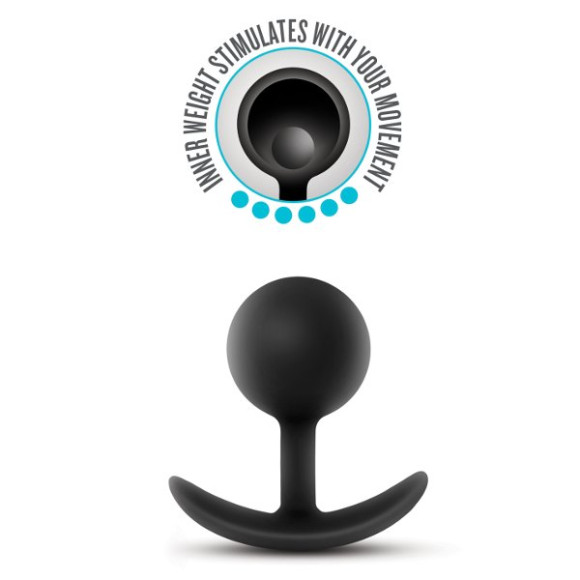 Черная анальная пробка Silicone Vibra Plug - 8,9 см. Черная анальная пробка Silicone Vibra Plug - 8,9 см.