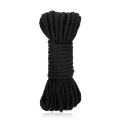 Черная хлопковая веревка для связывания Bondage Rope - 10 м. Черная хлопковая веревка для связывания Bondage Rope - 10 м.