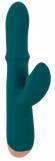 Зеленый вибратор-кролик с подвижным кольцом Thumping Rabbit Vibrator - 22,7 см. Зеленый вибратор-кролик с подвижным кольцом Thumping Rabbit Vibrator - 22,7 см.