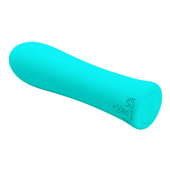 Мятный мини-вибратор Alfreda - 10,2 см. Мятный мини-вибратор Alfreda - 10,2 см.