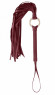 Бордовый хлыст Flogger - 70 см. Бордовый хлыст Flogger - 70 см.