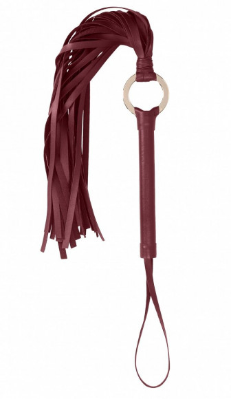 Бордовый хлыст Flogger - 70 см. Бордовый хлыст Flogger - 70 см.