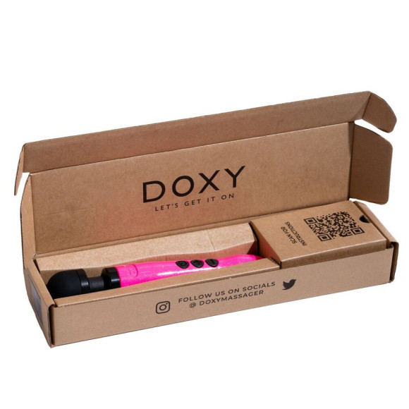 Розовый проводной wand-вибратор Doxy Die Cast 3 Розовый проводной wand-вибратор Doxy Die Cast 3